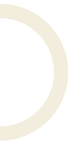 light yellow half circle